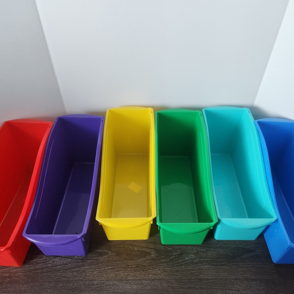 Colorful Stackable Storage Bins - Picture 2 of 6